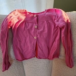 Sold Mini Boden Cashmere Pink Button-Up Cardigan